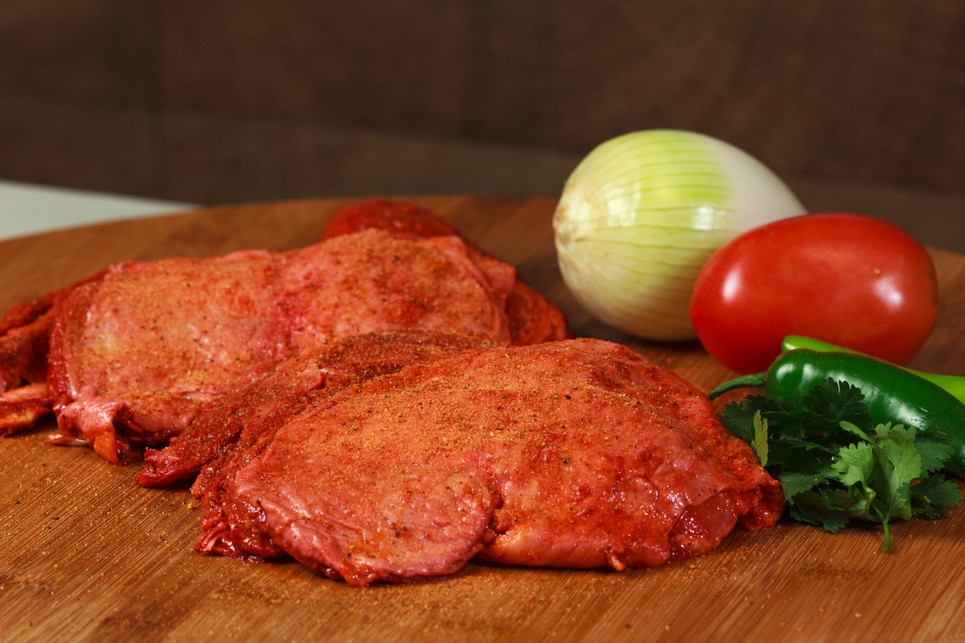 Chuleta de puerco adobada, Mega Carnes El Torito